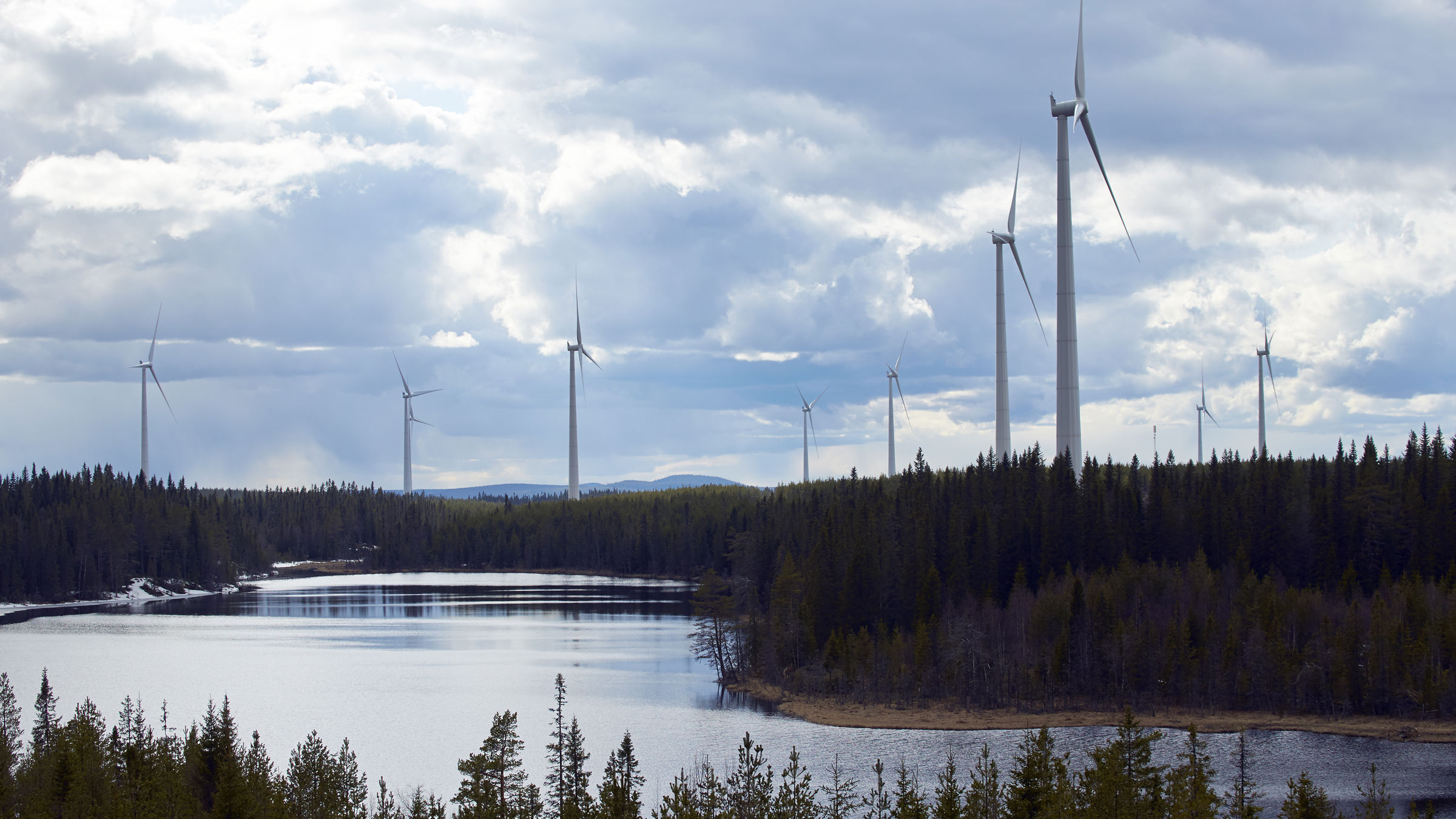 Statkrafts vindkraftspark Mörttjärnberget